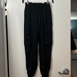 Black cargo jogger. Abercrombie new with tags size small!